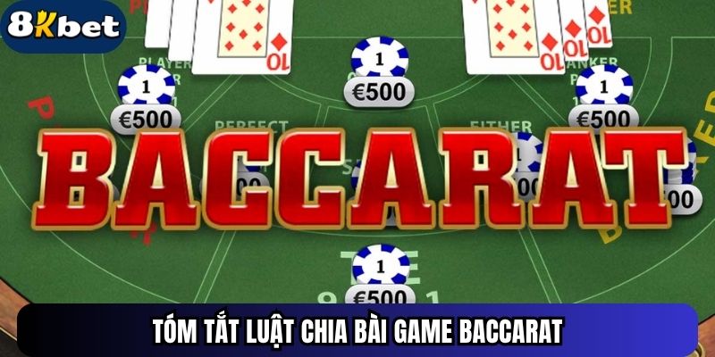 Tóm tắt luật chia bài game baccarat